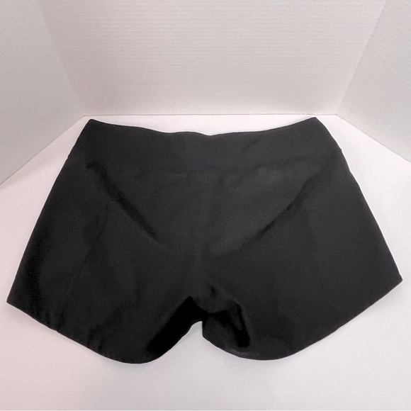 Women's Black Athletic Shorts - Picture 4 of 8